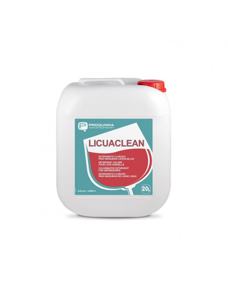 Detergente clorado Licuaclean, garrafa de 20L.